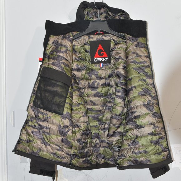 BLACK NWT Gerry Nimbus Tech Ripstop Water Resistant Detachable Hood Jacket - Picture 6 of 10